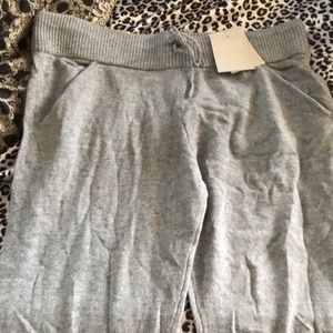 Ugg gray pants nwt sz L with drawstring